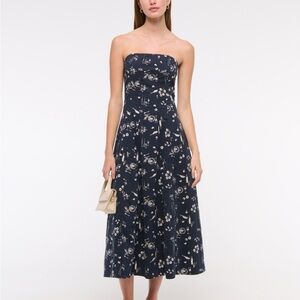 Abercrombie Navy Midi Dress